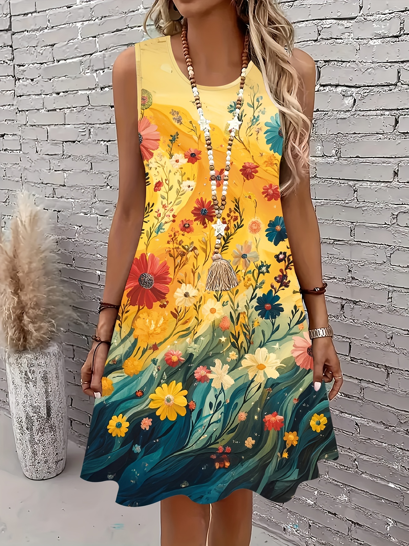 plus size vacation beach dresses sold on Temu United States