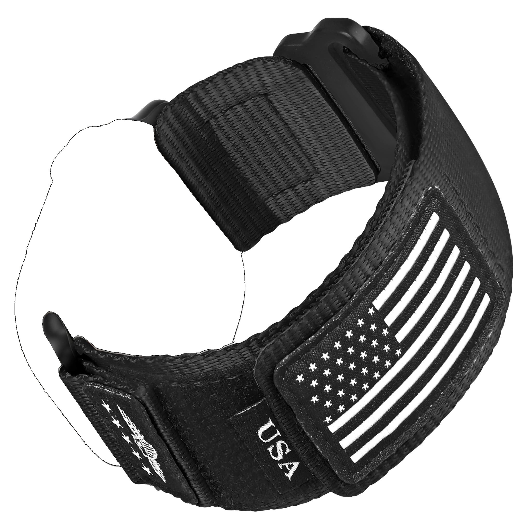 

Rugged Nylon For Watch Ultra/2 Band 49mm Iwatch Bands 45mm 44mm 42mm, Soft Woven Adjustable Stars-stripes Flag Wristbands Strap For Watch 9/8/7/6/5/4/3/se/ultra2 44/45/49 Mm