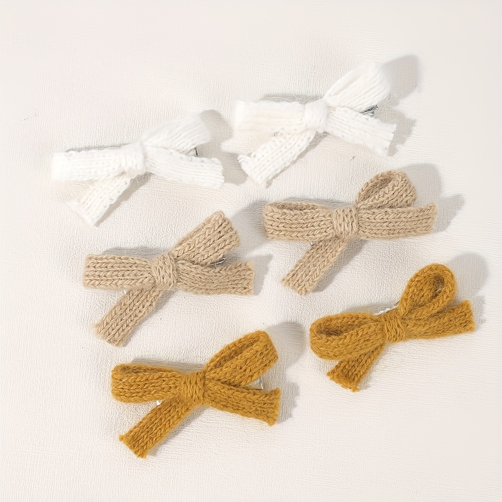 

6pcs Bow Set, Mixed Polyester Accessories , Bows, , Suitable For & Adults, &