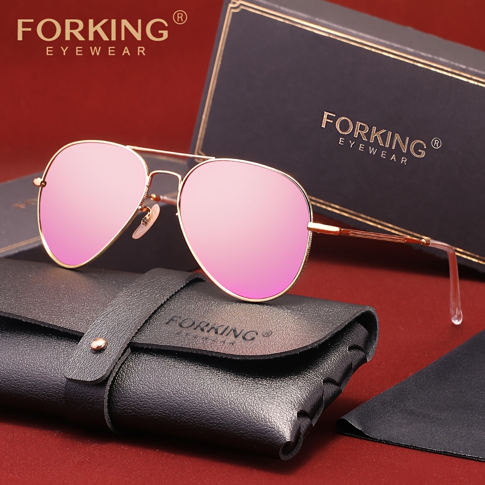 Image of Forking Classic Fashionable Lightweight, Vintage Trendy Style, Polarized, Daily Multifunctional Glasses, In 5 Colors, Suitable For Driving,, And