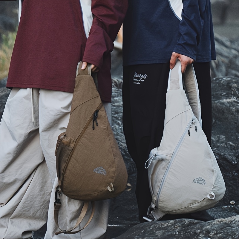 Wasserdichte Sling Chest Bag Mit Flaschenhalter Für Wanderungen_voghion.com