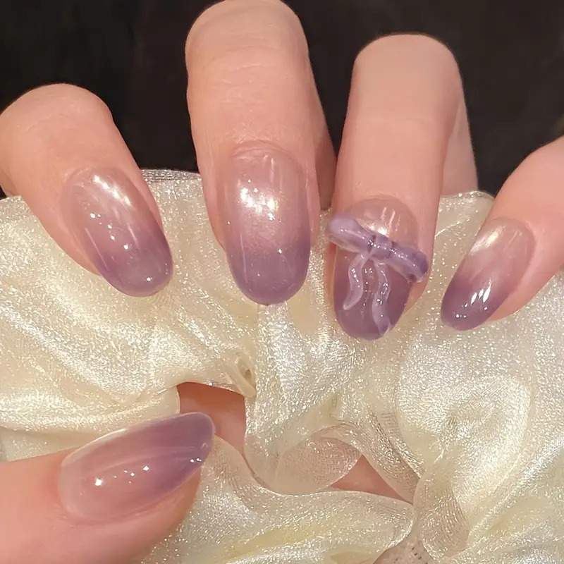 purple dress nails 8 Best Nail Colors That Go With a Purple Dress
