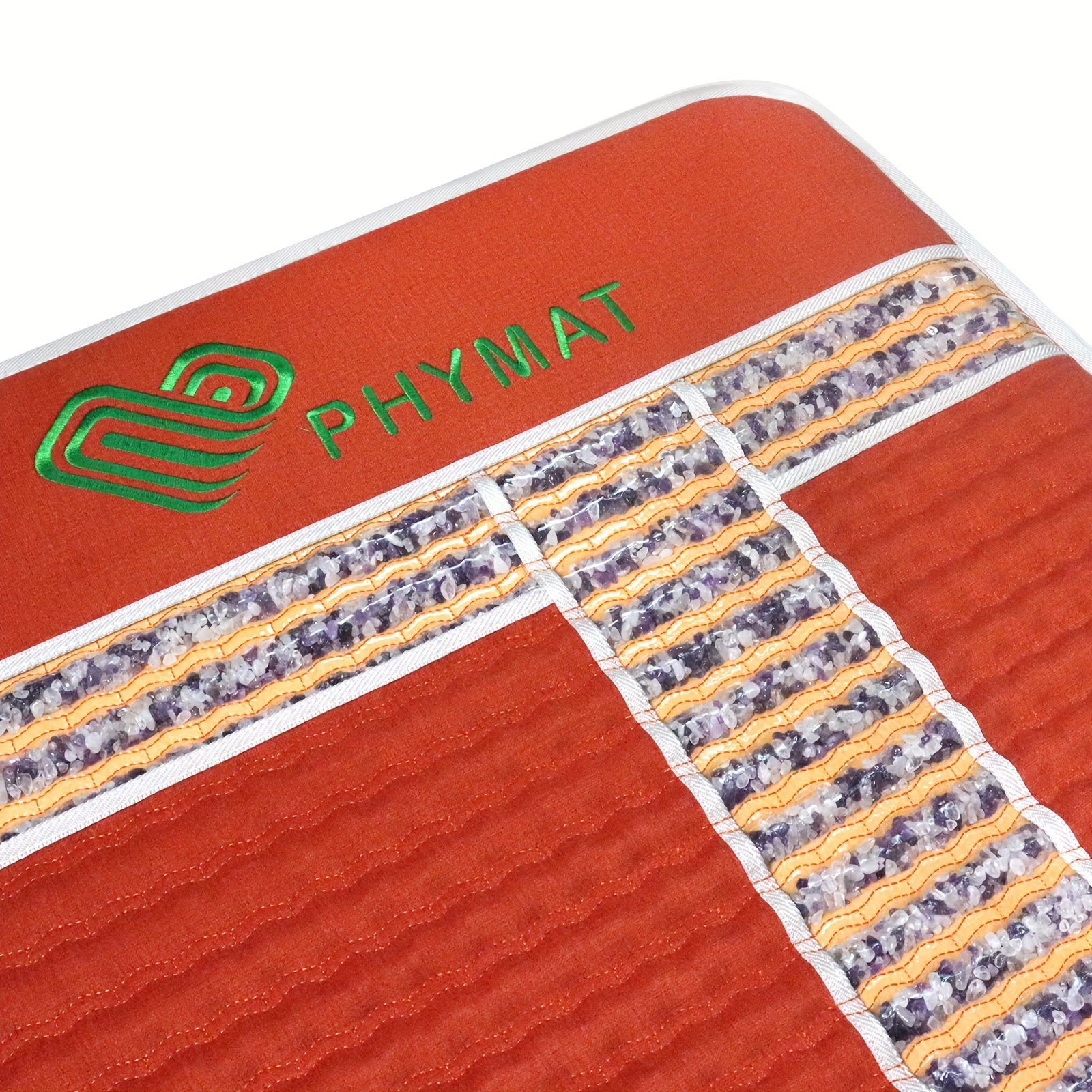     massage mat amethyst crystal stones mat   full body electric heating pad auto shut off function adjustable timer temperature Product details 0