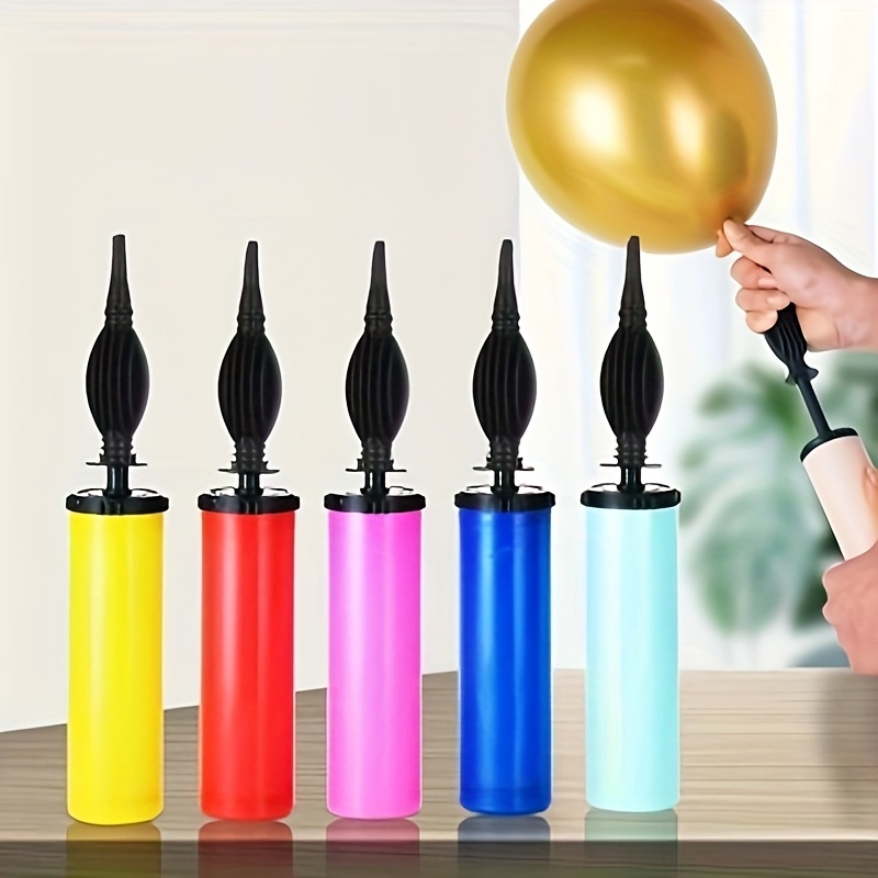 1pc random color balloon pump inflator latex film balloon air pump suitable for balloon decoration birthday party party