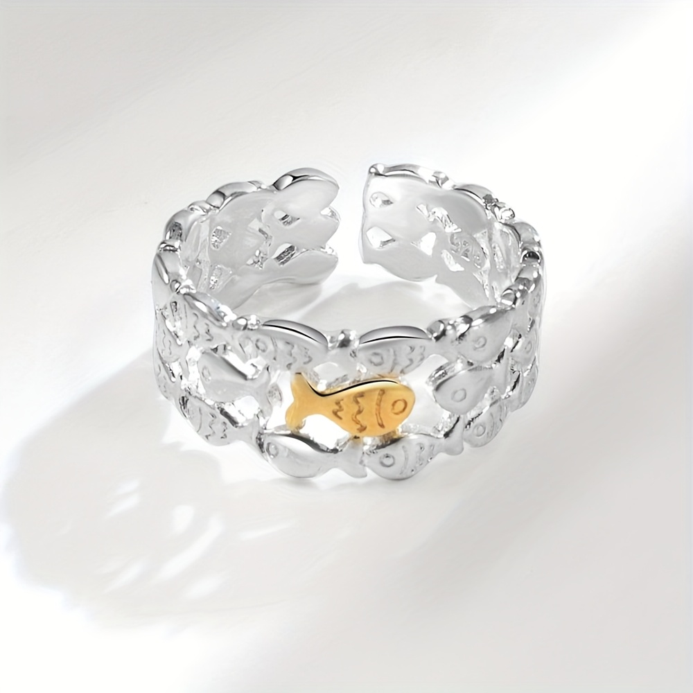 1pc Contrast Color Small Elegant Sexy Fashion Easy Versatile Individual Women's Ring, Ideal Gift For . Suitable For Daily Commuting, Parties, Music Festivals, Vacations, And Attending Banquets