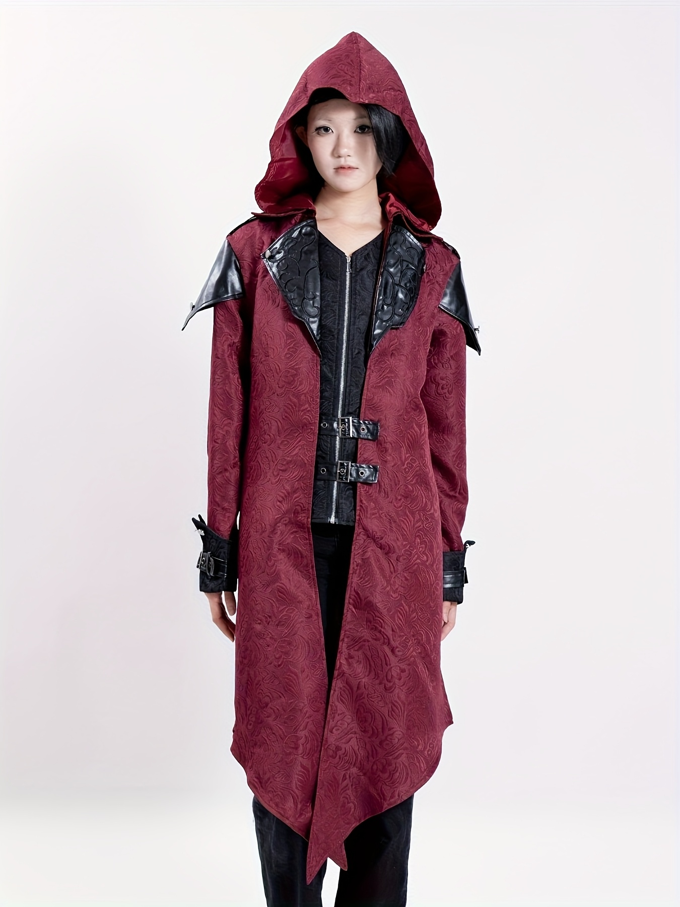 KGIHPC Steampunk vintage jas voor heren, middeleeuws, gothic, Victoriaanse geklede uniform, Halloween-kostuum (VK, Alpha, 3XL, normaal, normaal, blauw