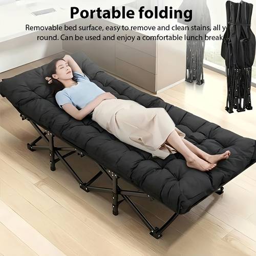 portable office folding bed heavy duty multi use for home office outdoor relaxation compact modern durable