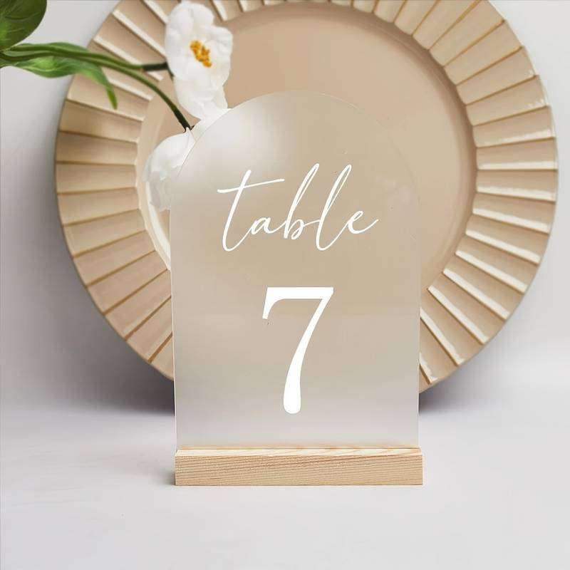 25 Numéros De Table En Plastique Noir Gatuida - Idéal Pour Mariage, Anniversaire & Événements