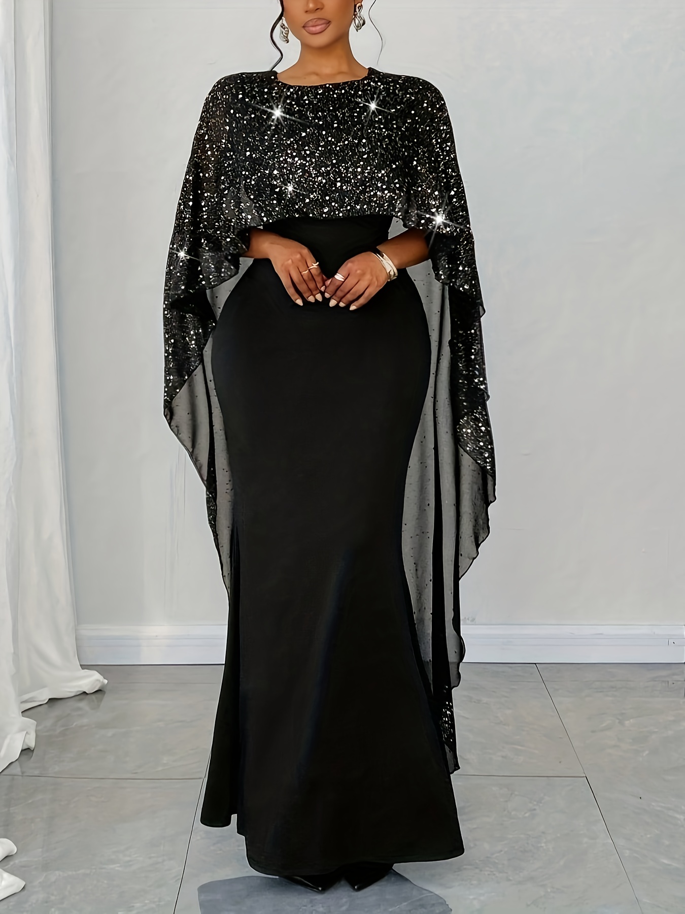 autumn new womens sequined cape - Temu Italy