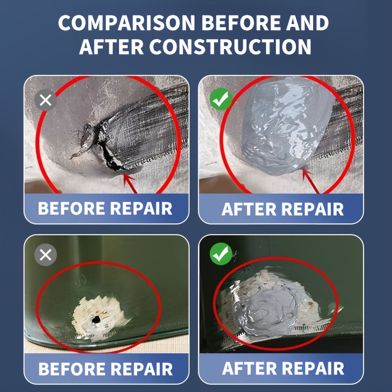 Water Tower Leakage - Special Adhesive for Sealing Leaks, Stainless Steel And Plastic Water Leak Repair Agent, Patching Paste for Grain Storage Bins with Holes. Prevents Small Animals from Stealing Food. Car Radiator Leak Sealant