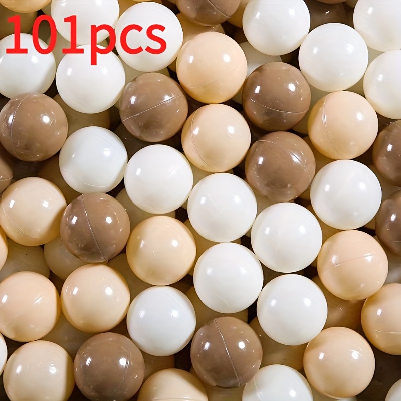 Image of 101pcs Ocean Balls For Macaron Mixed Colors For Playpens Ball Pits And Pools Safe Educational For Outdoor Fun For Indoor Fun And Swimming Pool And Ball Pit Refills