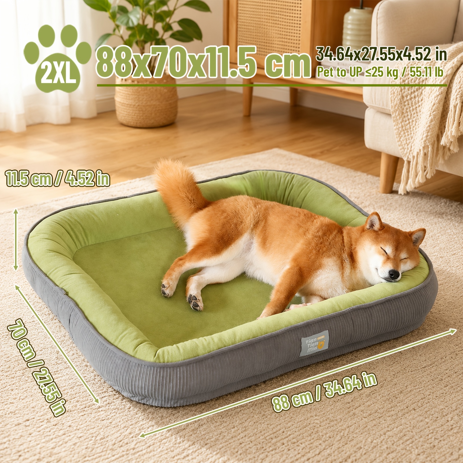 Image of [upgrade ] Summer Pet Cooling Mat, Universal Cat Kennel Dog Bed, Thickened Bed Cat Bed, Removable Washable Dog Pad Pet Bed - Suitable For Small, Medium, And Large