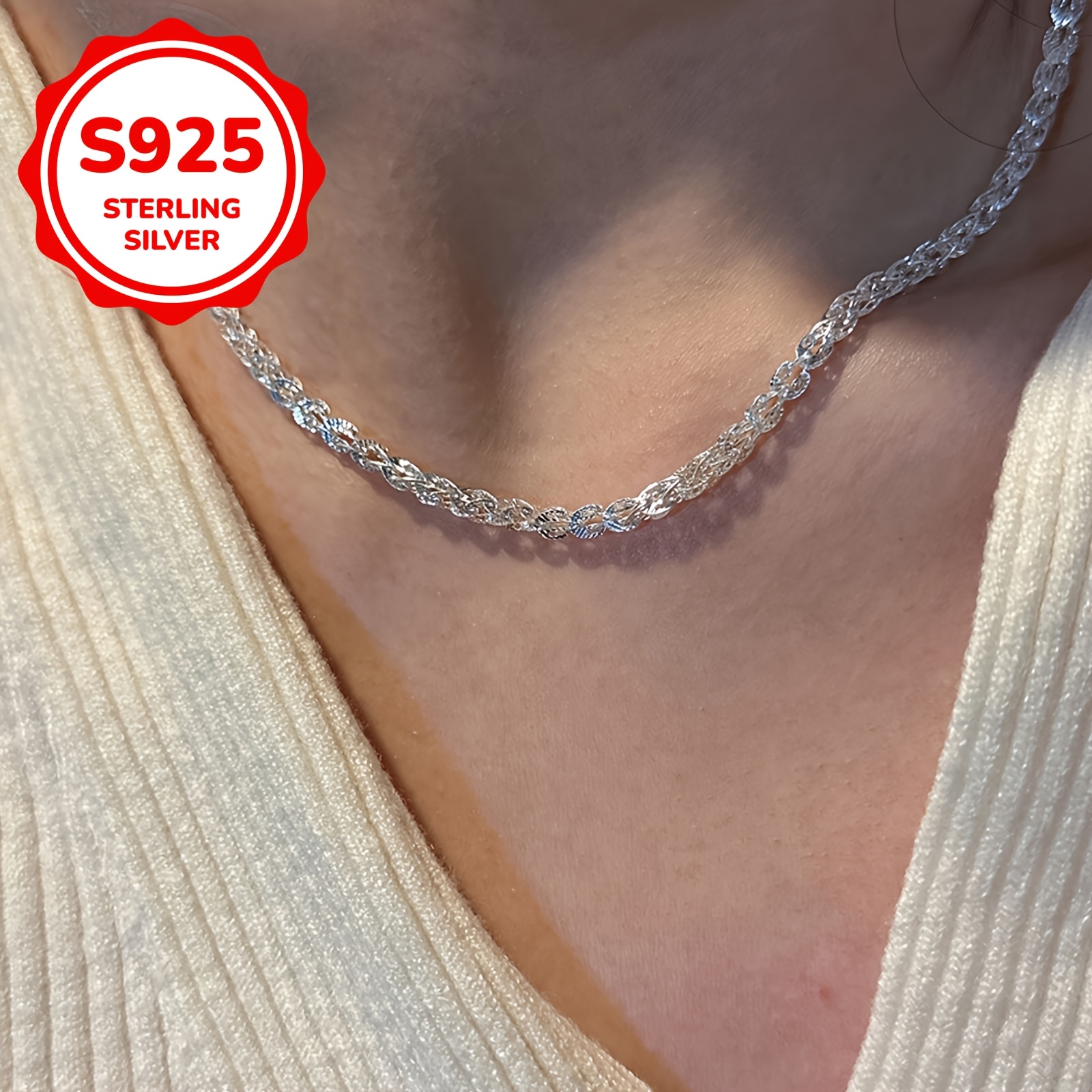 Women's 925 Silver Unique Phoenix Tail Chain Necklace