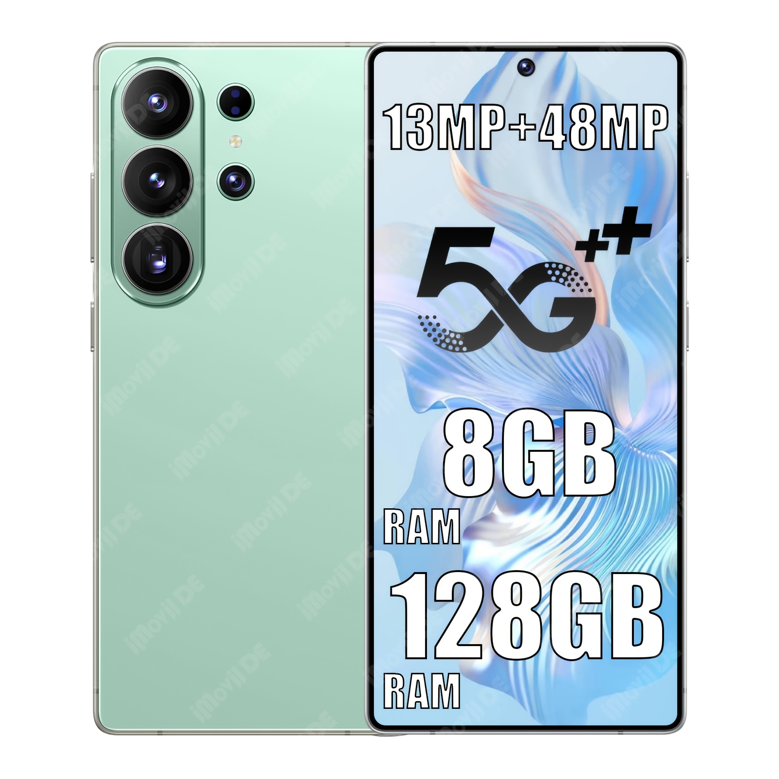 Najnovejši Ultra Odklenjen 5G Mobilni Telefon, 6.8" HD Zaslon, 8+128GB Velika Shramba, Vgrajeno Pisalo, Močna Kamera, , Prepoznavanje Obraza,