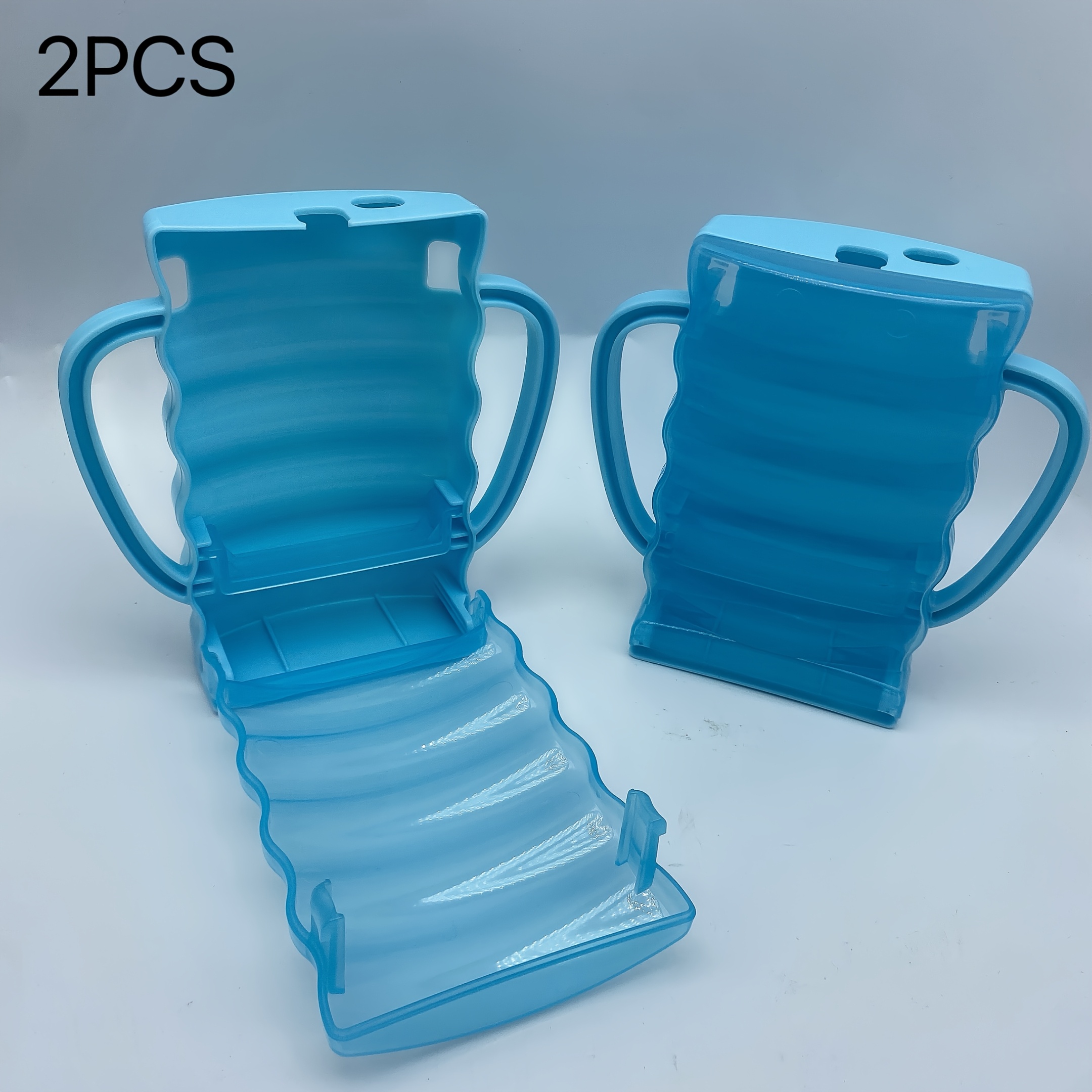Image of 1/2 Pouch Holder No Squeeze Pouch Food Bag And Juice Box Holder - Anti Squeeze Yogurt Pouches Reusable Essentials