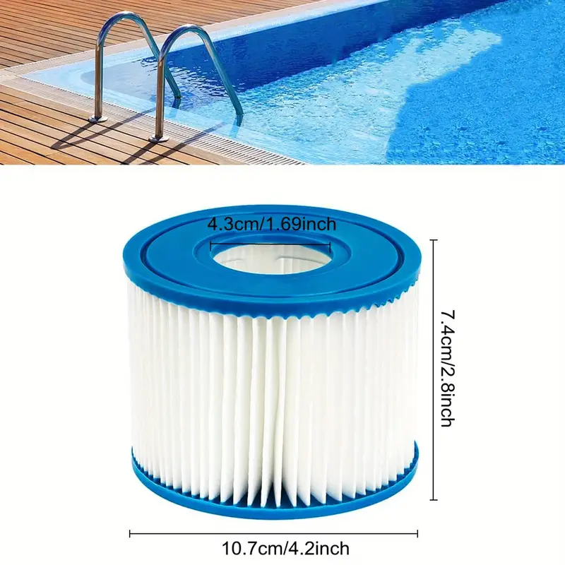 6 Pack Type S1 Spa Filters for All Intex PureSpa 28429E, 28403E 6 Pack Type S1 Spa Filters for All Intex PureSpa 28429E, 28403E