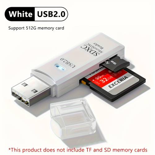 usb 2 in 1 card reader sd tf slot two kinds of card to read phone card and camera card to transfer data 500mb picture transfer in standard usb 3 0 interface fast transmission without waiting