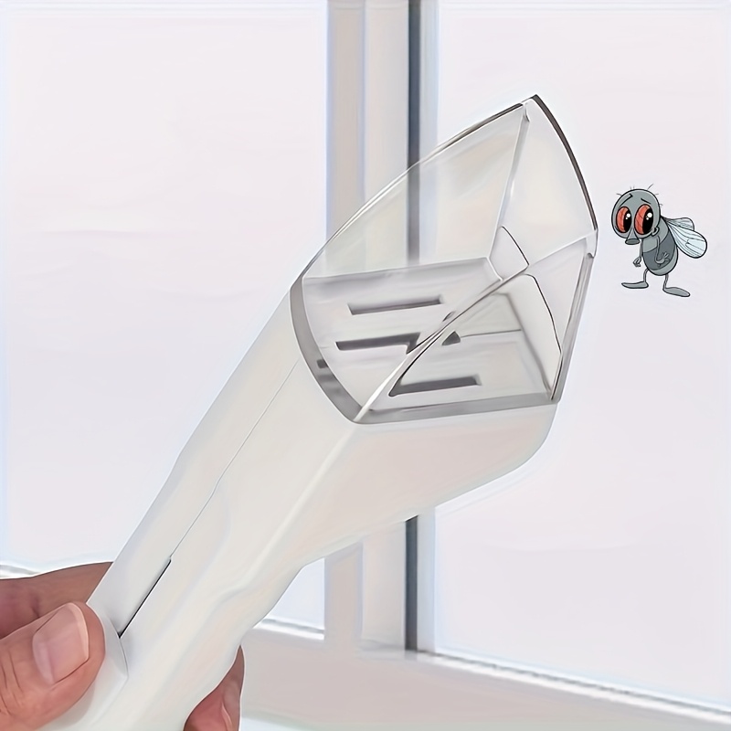 Easy-Grip Handheld Bug Catcher - Ideal for Mosquitoes, Flies & Spiders | Durable Plastic Insect Control Tool