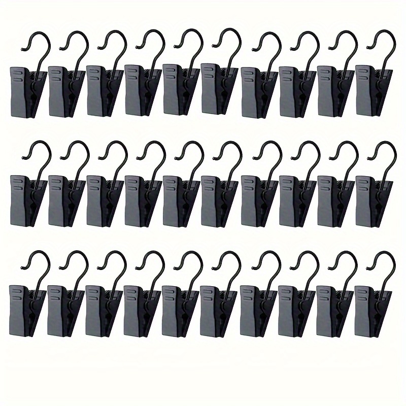 30pcs Metal Festival Pendant Clip Curtain Curtain Clip Tapestry Background Cloth Photo Clip With Ring Opening Closed Queue Out And