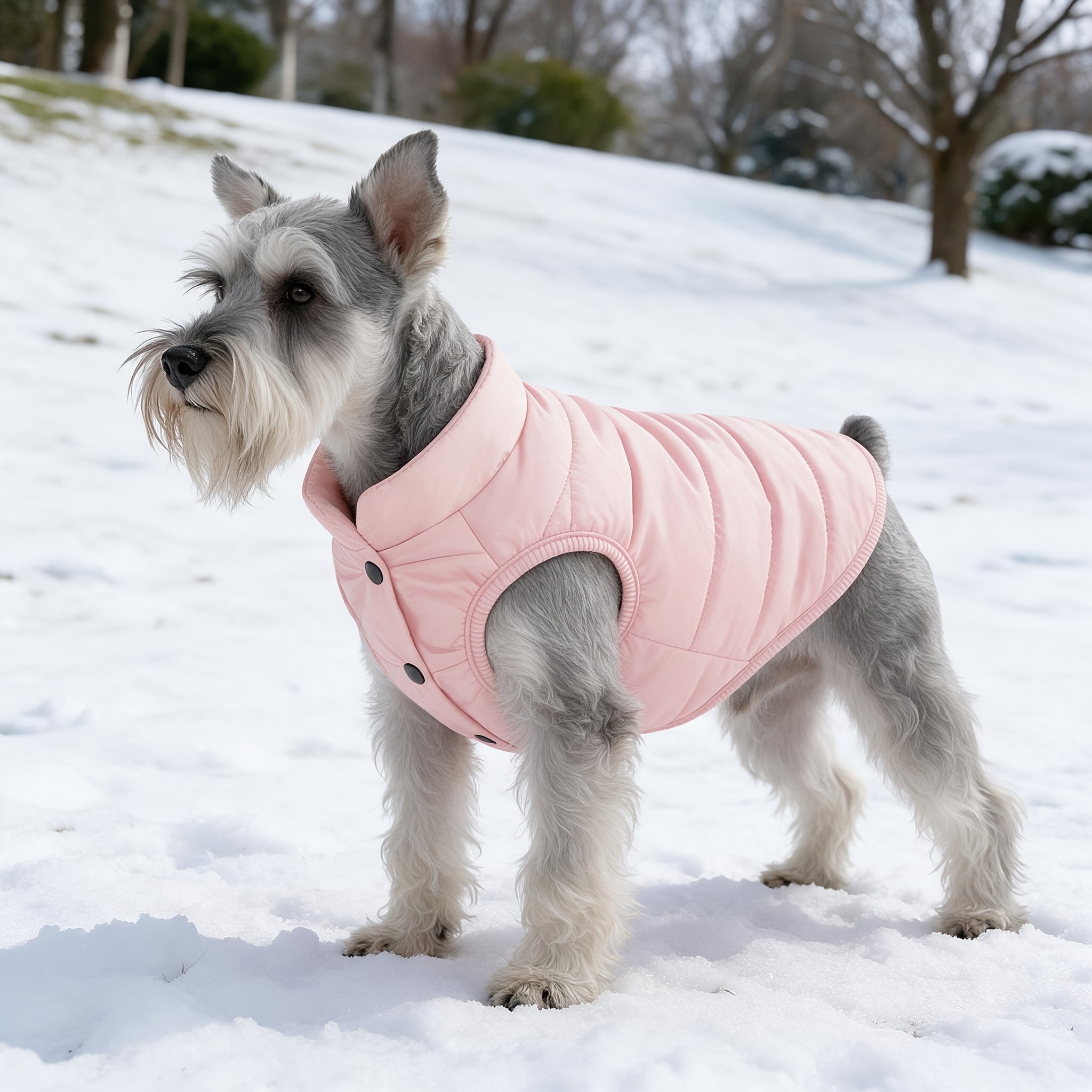 autumn and winter thickened outerwear vest for large dogs suitable for cold weather Product details 10