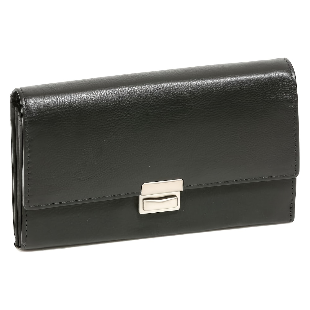 E-shop Hochwertige Server-Geldbörse aus Kunstleder, geräumige Kasse-Geldbörse, ausreichend Münzfach, robustes schwarzes Design, Unisex, ideal für
