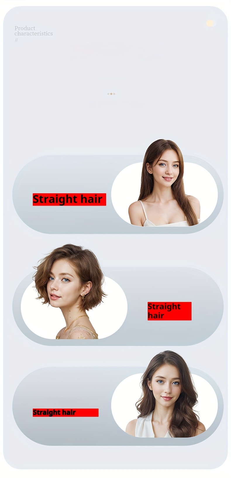 portable hair straightener brush rechargeable 4 temperatures control handheld straightening comb wireless styling tool gifts for women mothers day gift details 6