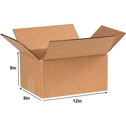 pack shipping boxes 12 l x 9 w x 9 h corrugated cardboard box for moving mailing packing and storage packing boxes for shipping