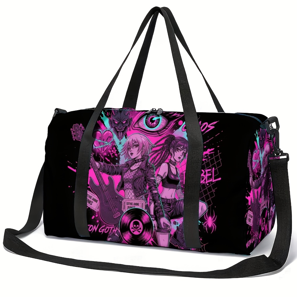 anime duffle bag sold on Temu United States