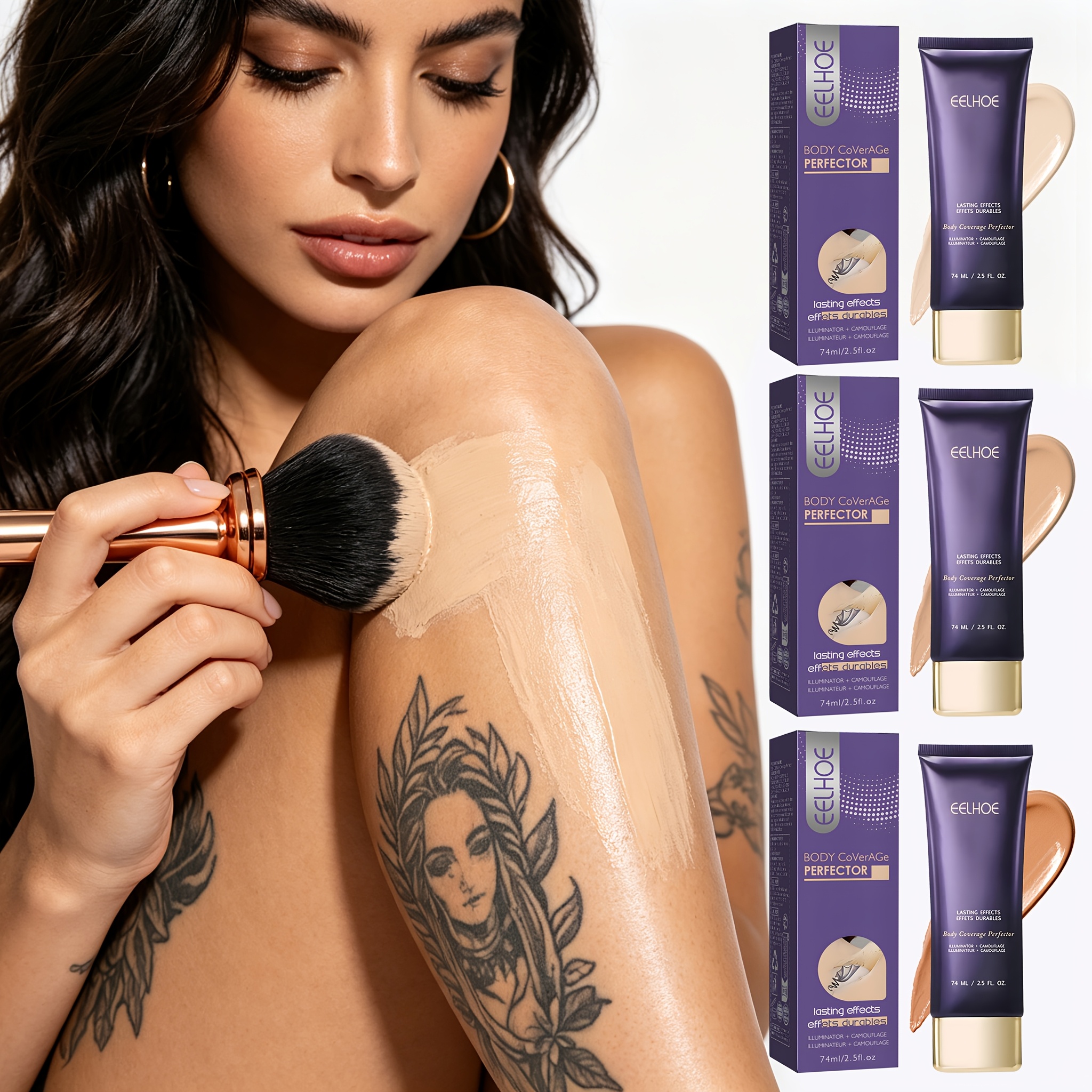 body makeup sold on Temu United States