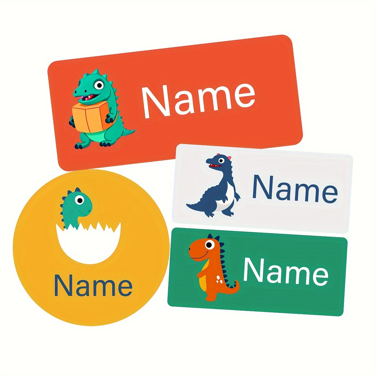 

[customized] Personalized Name Tags (62 Labels) - Custom Waterproof Name Stickers For Item Labels, Water Bottles, Lunch Boxes And School Supplies)