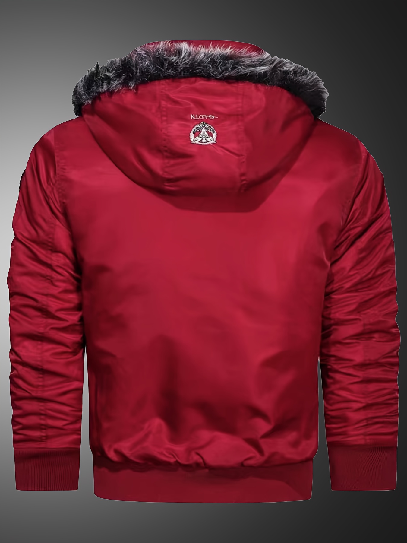 Heren Winter Nieuwe Koreaanse Stijl Met Capuchon Jack Met Faux Fur Collar, Casual Mode Trendy Jas