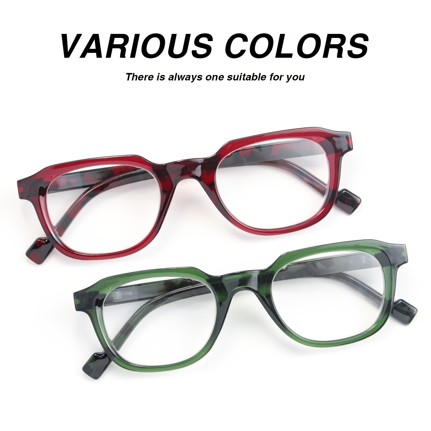 Elegant Fashionable Rectangular Frame Reading Glasses