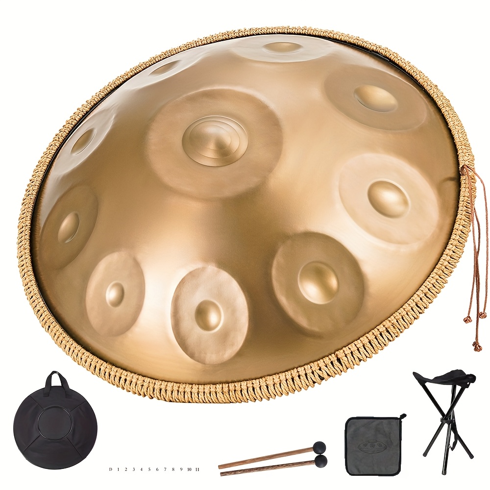 ハンドパン 12音 22インチ Dマイナー ヨガ 瞑想 楽器 【公式通販】