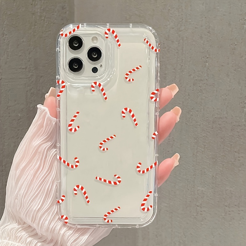 

Christmas Crutch Pattern Mobile Phone Case For Iphone X / Xs / Xr / 11 / 12 / 13 / 14 / 15 Pro Max/16/16pro Max