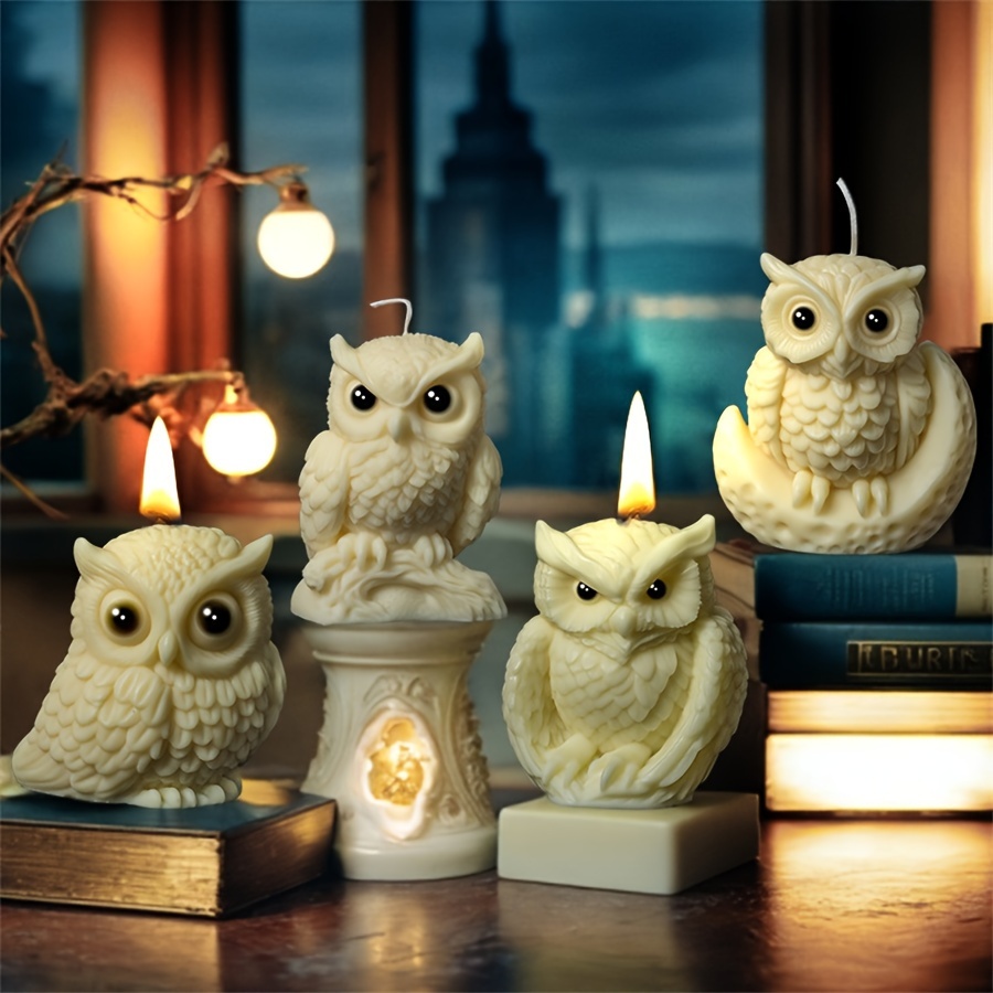 

1pc Owl Aromatherapy , Diy - Irregular Shaped For