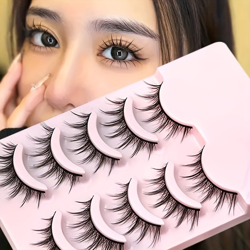 

5 Pairs Of 3d Eyelash Sets - Fluffy And Soft, Natural Looking False Eyelashes, Eyelash Style, Significantly Enhancing Makeup, Lightweight, Reusable