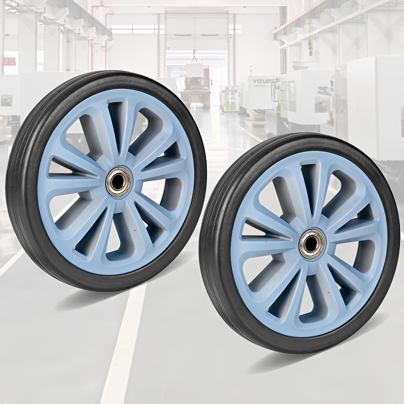 E-shop EVA Material Räder, 8.03 Zoll Durchmesser, geeignet für Einkaufswagen, kleine Lebensmittelwagen, Haushaltswagen und massive Räder für mobile