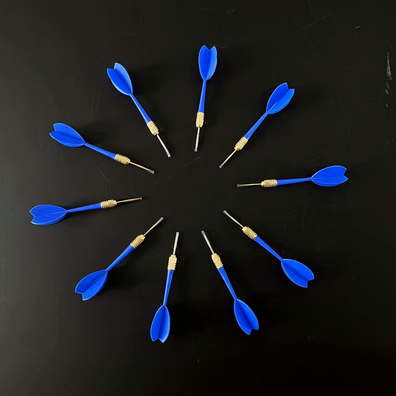 TEMU 10 pezzi di freccette con punta in acciaio per , set di freccette in metallo resistente, accessori per giochi di freccette