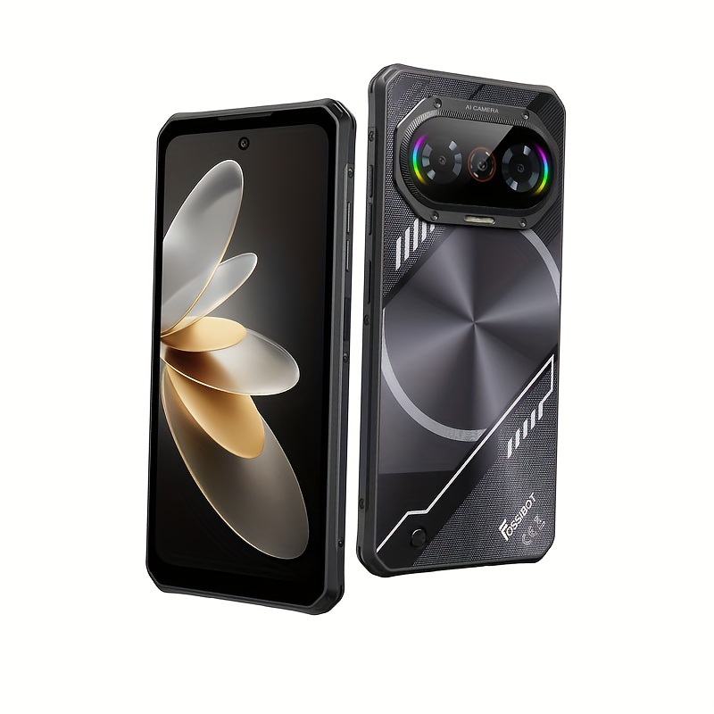 Fossibot F114 Outdoor Smartphone, 16gb + 128gb Storage 6.67-inch Hd+ Display 50-megapixel, Lightweight Design Breathable Light Effects, Ai Triple-camera System /ip68k And Dustproof Rating Runs 15