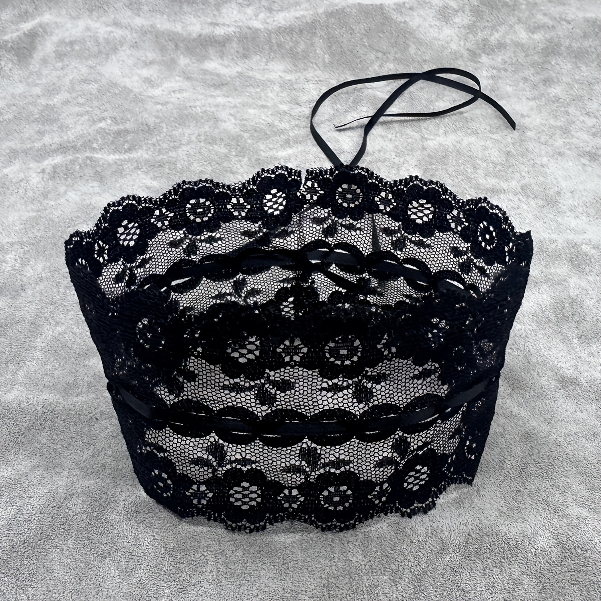 E-shop Französischer Vintage-Spitzenkragen, Hohler Halsreif, Schwarz-Weißes Farbschema, Braut-Hochzeitsaccessoire, Elegantes Schlüsselbeinkettendesign,