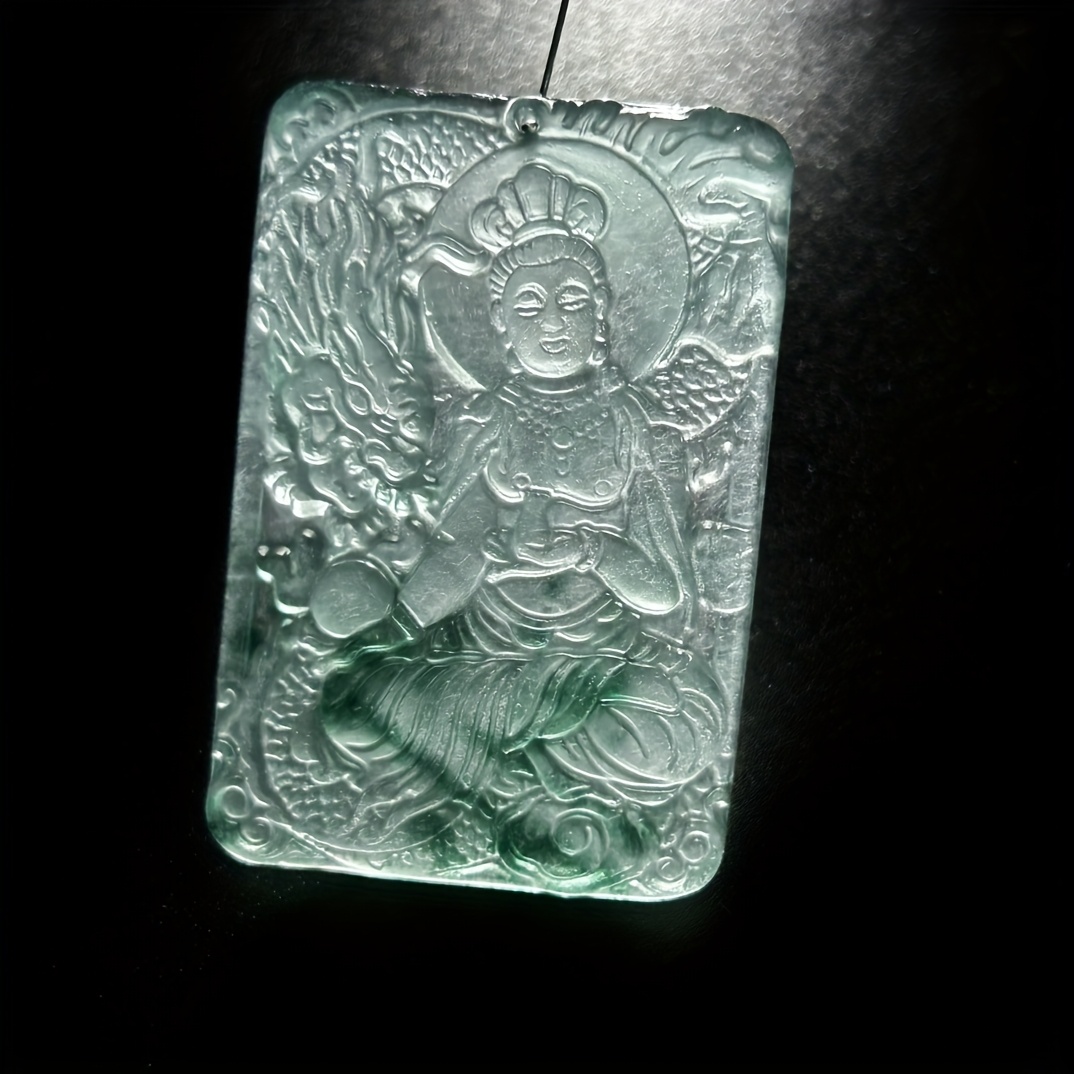 Fashion Retro Style Imperial Dragon Guanyin Pendant Necklace