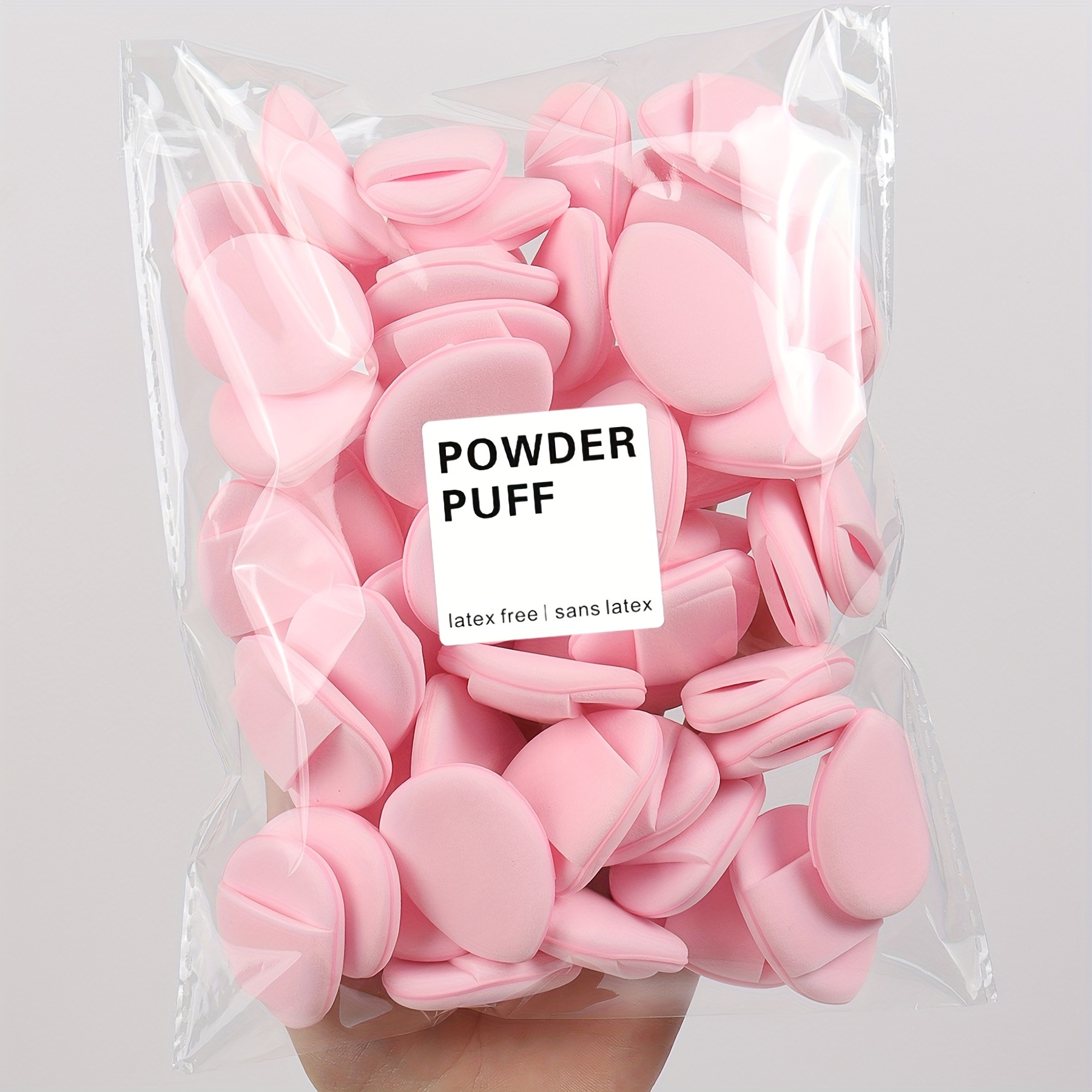 

Éponges à poudre hydrophiles en PU , éponges à maquillage non parfumées pour fond de liquide, correcteur - Adaptées à tous les types de peau, options de pack multiple (10/30/50/ )