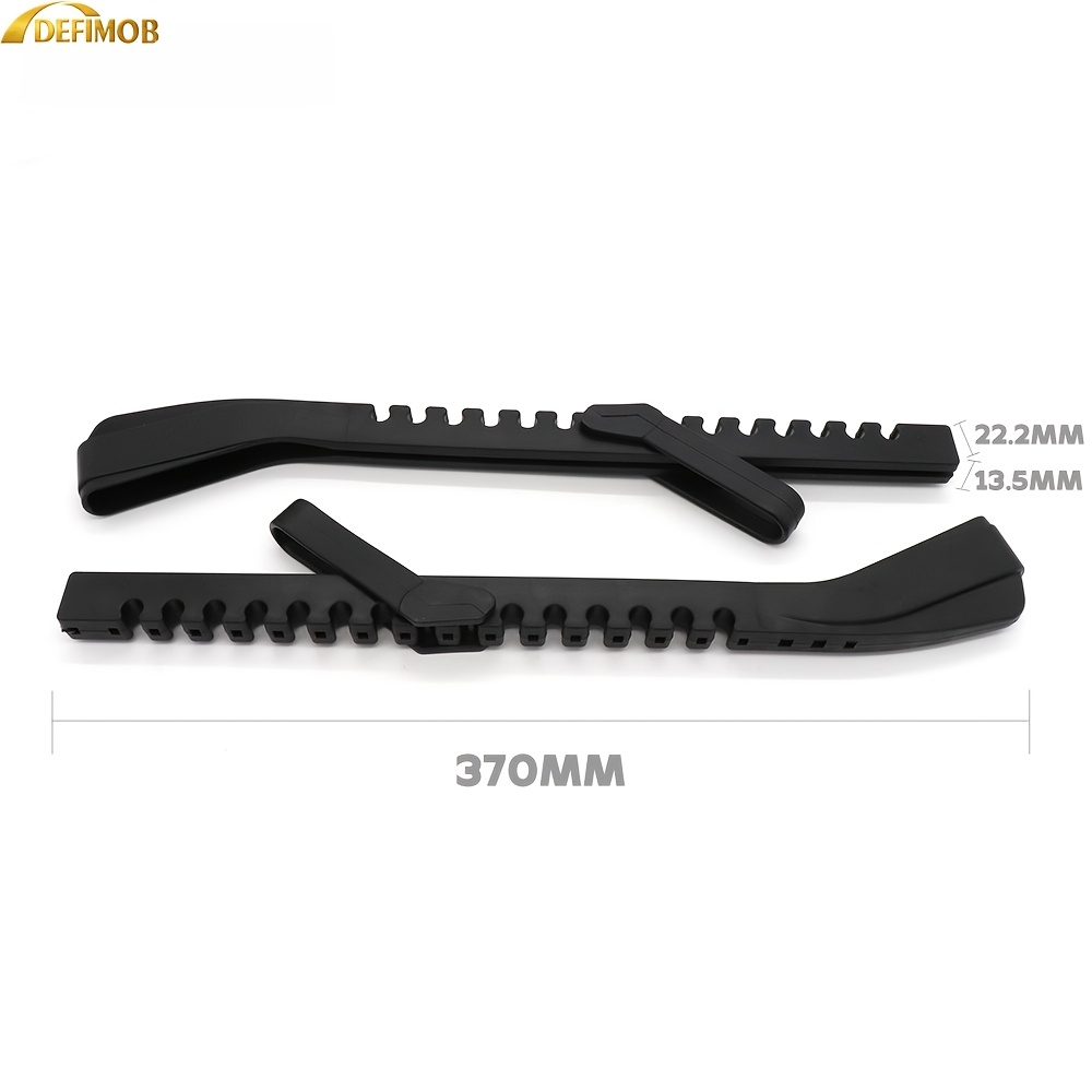 Image of 2pcs Ice Skate Guards Hockey Shoe Blade Covers Hockey Skates Blade Guards Ice Skating Protector Ice Hockey Equipment With Adjustable For Ice Skating, Figure Skates, Hockey