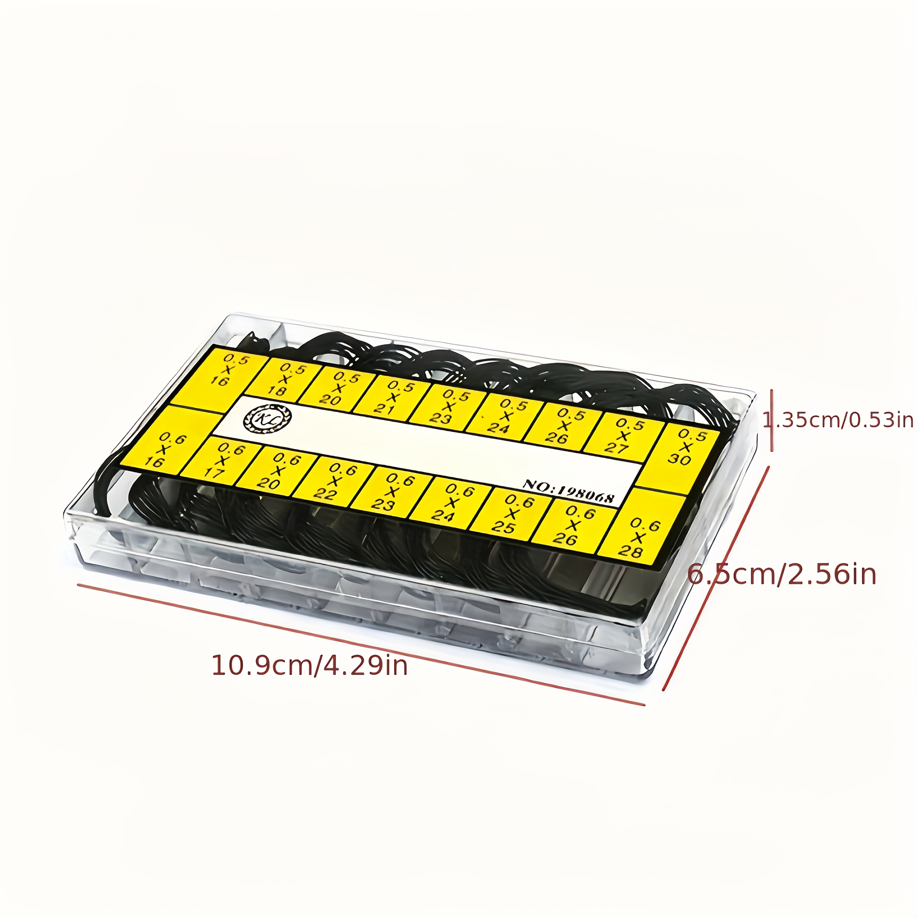 Pilnas laikrodžio pagalvėlės keitimo rinkinys - 144 NBR gumos O-žiedai (18 dydžių) + plastikiniai pincetai + 1,0 mm pramušiklis - „Pasidaryk pats“ baterijos keitimas, vandeniui atsparus sandariklio remontas - Tinka pradedantiesiems - Visi įrankiai įtraukti