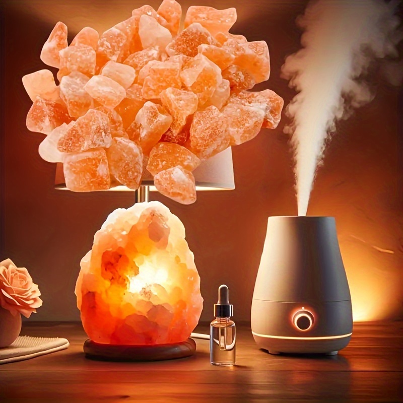 

1pc 200g/7oz Each, Natural Himalayan Salt Raw Stones, Home Decoration & Aromatherapy Diffuser Stones, Various Shapes & Colors, Approx. Size