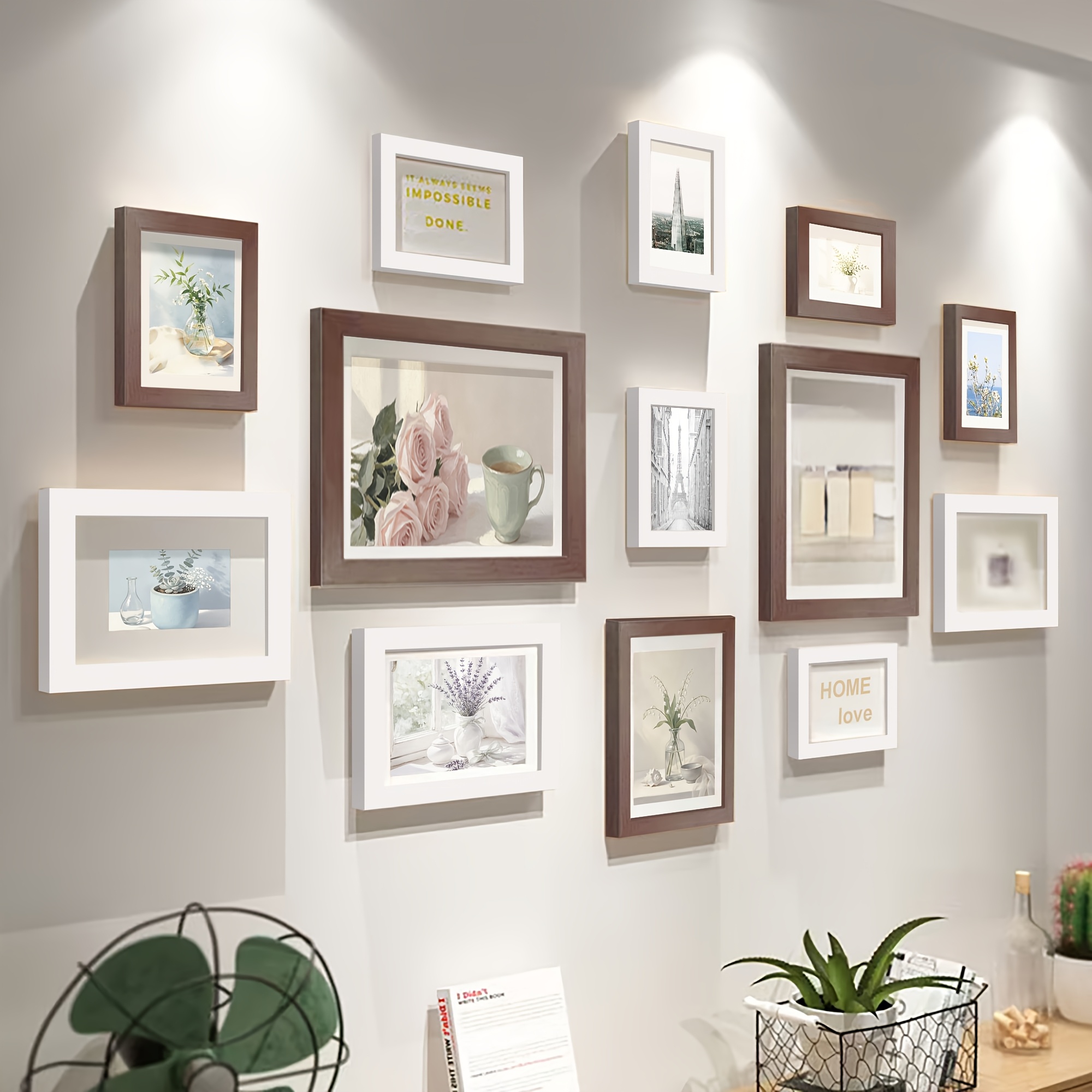 black picture frames sold on Temu Australia