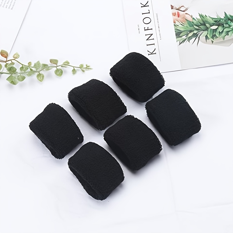 6pcs Large Towel Thickened Hair Bun Hair Tie Elastic Hair Band Does Not Hurt Hair Additions Hair Additions Leather Case Seamless