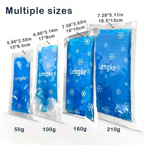 50g 100g 160g 210g insulin gel ice pack outdoor sports reusable provides long lasting cooling relief postworkout management travelfriendly size cooling durable material fitness enthusiasts athletes and