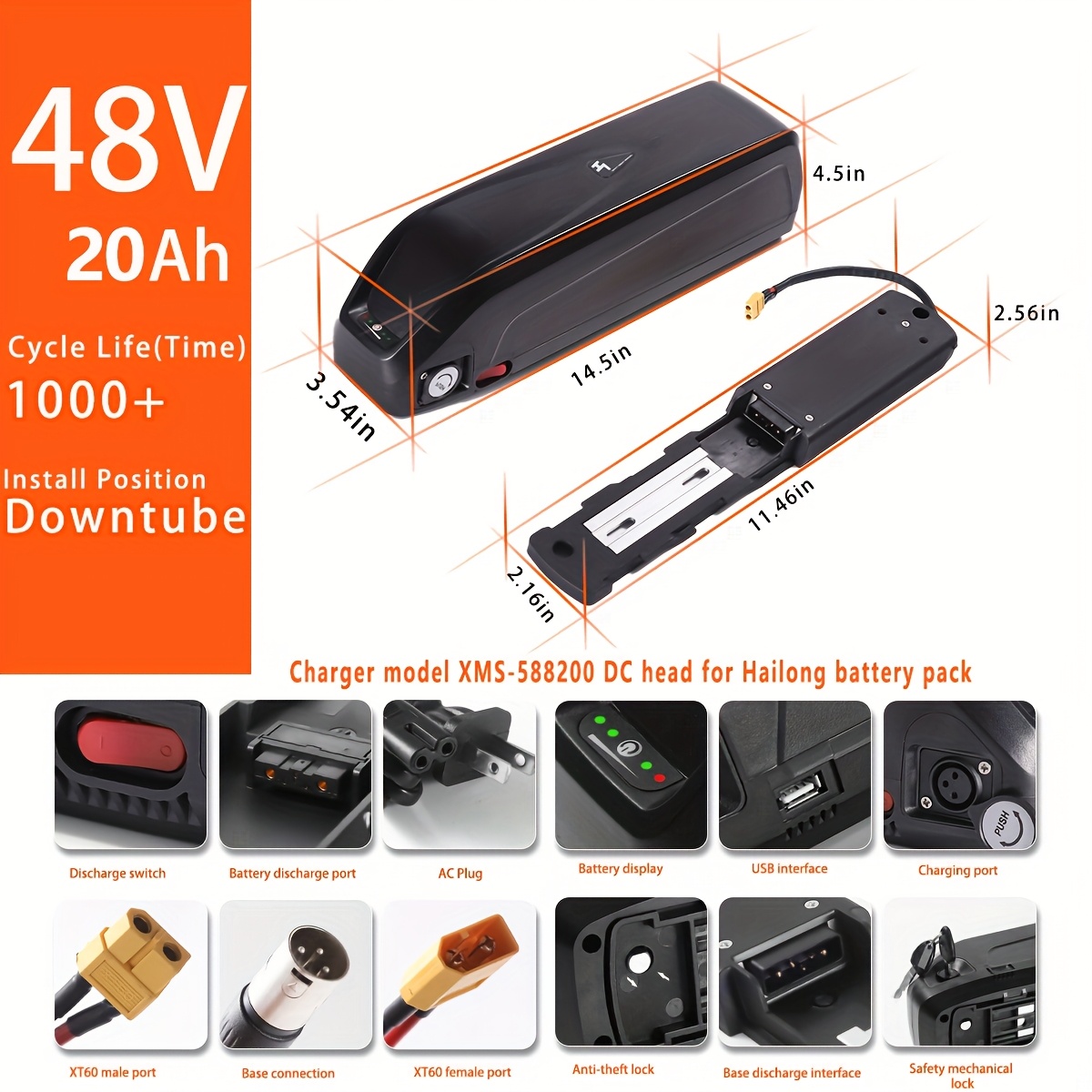 Accessoire Velo Electrique Original U3005 Bicycle For XIAOMI HIMO