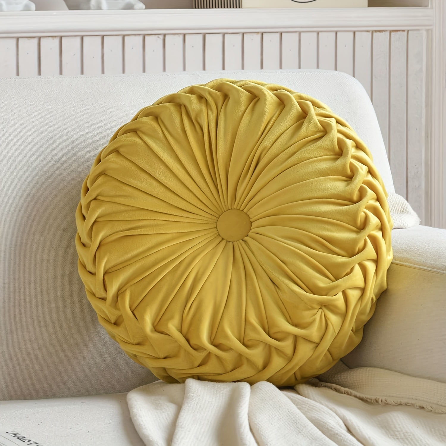 Round Yellow Pillow For Bed Kioni Round Cushion Pillow For Tub